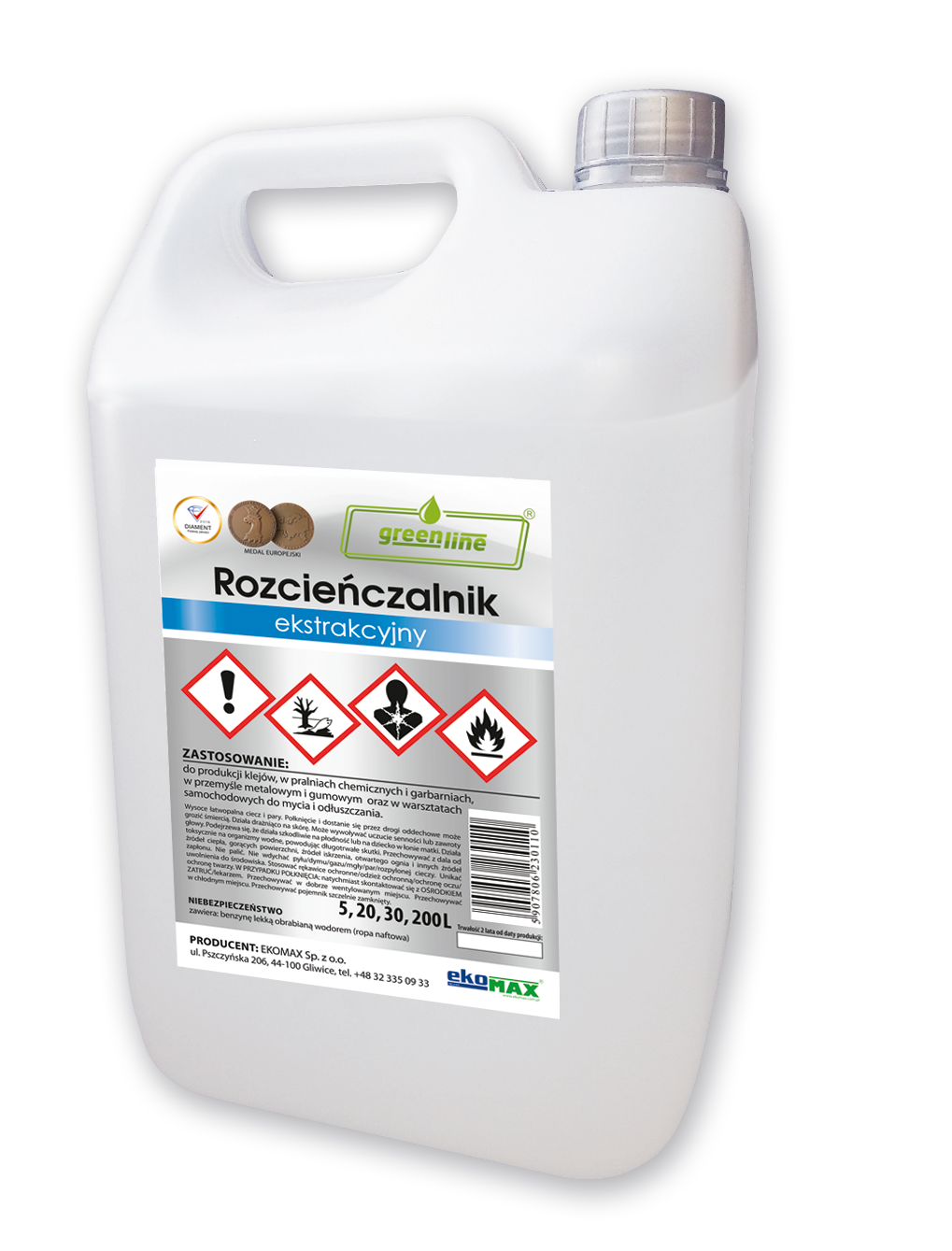 Rozcieńczalnik EKOSOLV ekstrakcyjny